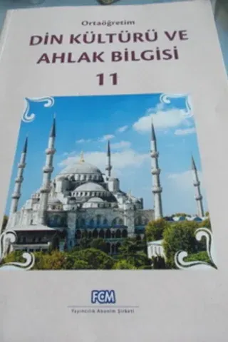 11. Sınıf Din Kültürü ve Ahlak Bilgisi