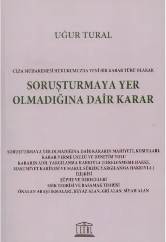 Soruşturmaya Yer Olmadığına Dair Karar
