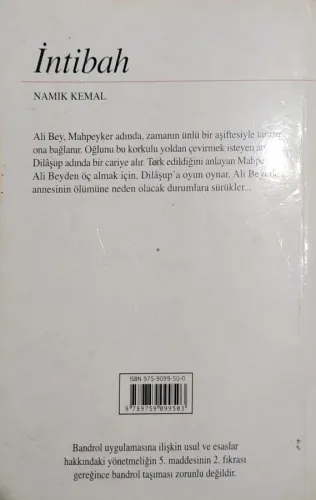 İntibah Namık Kemal iskele