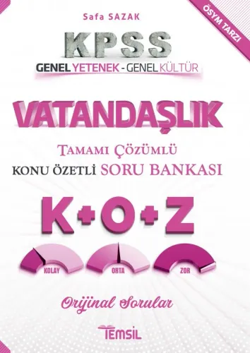 Vatandaşlık Tamamı Çözümlü- Konu Özetli Soru Bankası