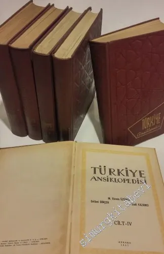 Türkiye Ansiklopedisi 6 Cilt TAKIM -        1956