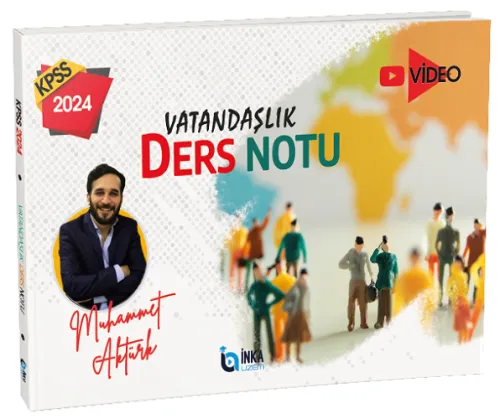 İnka Uzem Yayınları 2024 KPSS Vatandaşlık Ders Notu
