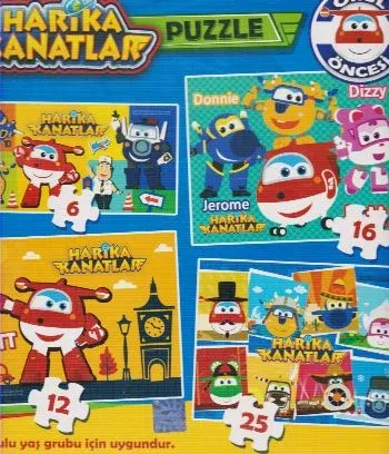 Harika Kanatlar 4 Farklı Puzzle