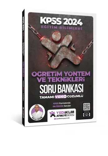 Yediiklim Yayınları 2024 Eğitim Bilimleri Atölye Serisi Öğretim Yöntem Ve Teknikleri Tamamı Video Çözümlü Soru Bankası