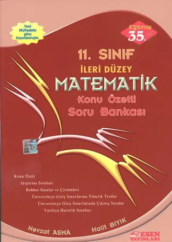 Esen Yayınları 11. Sınıf Matematik Konu Özetli Soru Bankası Esen