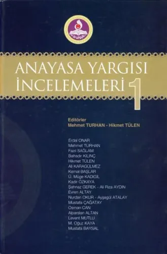 Anayasa Yargısı İncelemeleri 1