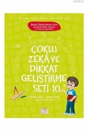 Çoklu Zeka ve Dikkat Geliştirme Seti (10 Kitap)