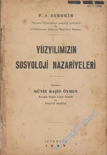 Çağdaş Sosyoloji Teorileri -        1947