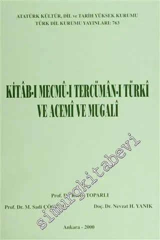 Kitab-ı Mecmu-ı Tercüman-ı Türki ve Acemi ve Mugali -