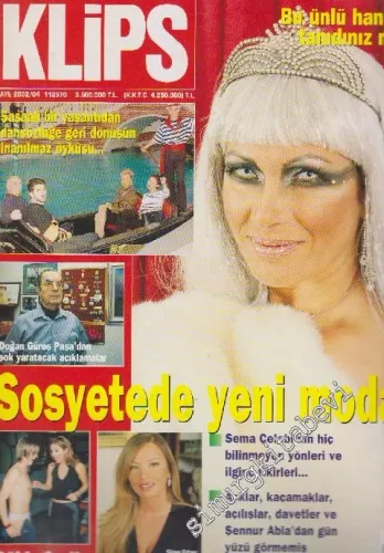 Klips Dergisi - Sayı: 2002 / 04 - 112570      Nisan