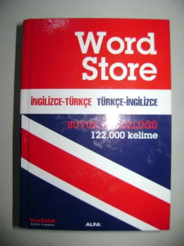 Word Store İngilizce-Türkçe Türkçe-İngilizce Büyük El Sözlüğü 122.000 Kelime