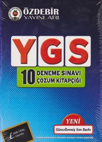 Özdebir YGS 10 Deneme Sınavı Çözüm Kitapçığı