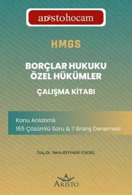 HMGS - Borçlar Hukuku Özel Hükümler Çalışma Kitabı