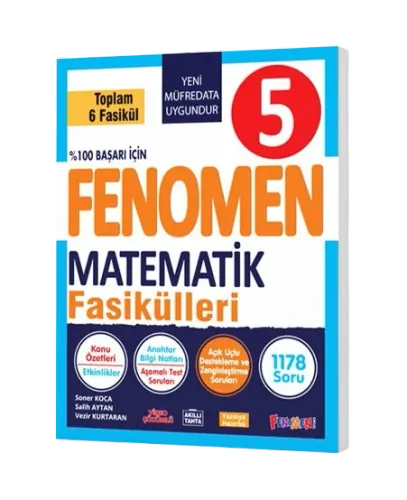 5 FENOMEN MATEMATİK FASİKÜL SETİ (1-2-3-4-5-6. SAYILAR)