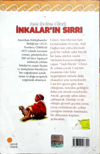 İnkalar'ın Sırrı Ann Nolan Clark Günışığı
