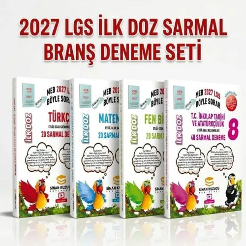 8. SINIF LGS - MEB BÖYLE SORAR SARMAL BRANŞ DENEME SETİ İlk Doz (2027-