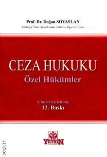 Ceza Hukuku Özel Hükümler
