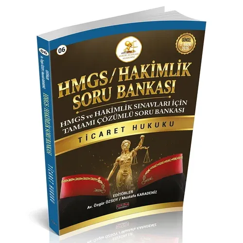 HUKAL MGS-Hakimlik Ticaret Hukuku Soru Bankası Özgür Özsoy