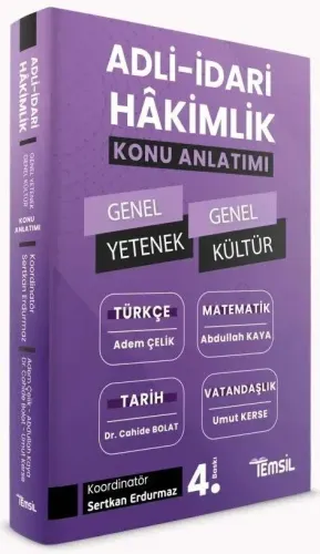 Adli İdari Hakimlik Genel Yetenek Genel Kültür Konu Anlatımı