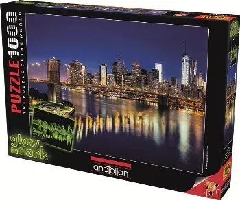 Brooklyn Köprüsü - Neon (Puzzle 1000) 1906