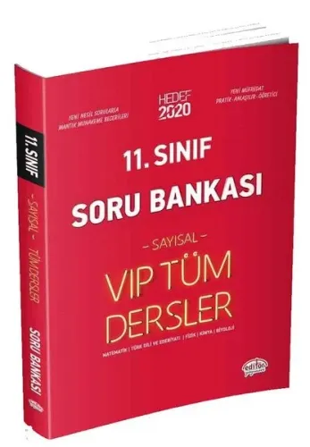 Editör Yayınları 11. Sınıf VIP Tüm Dersler Sayısal Soru Bankası