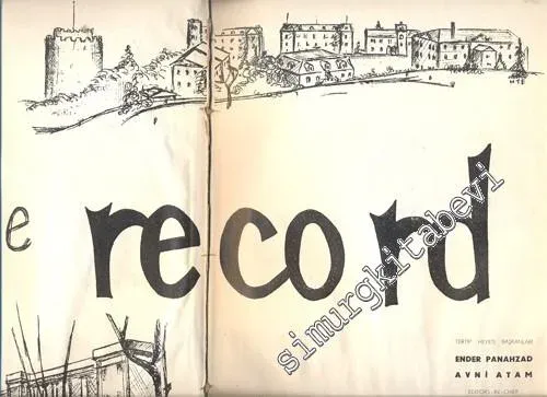 Record: İstanbul Amerikan Koleji Kız ve Erker Kısımları Yıllığı Cilt 36 = The Yearbook of Robert College & American Collefe For Girls Istanbul Volume 36 -