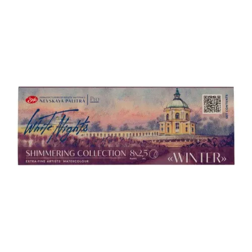St.Petersburg White Night Winter Sulu Boya Seti 8 Renk Shimmering Coll