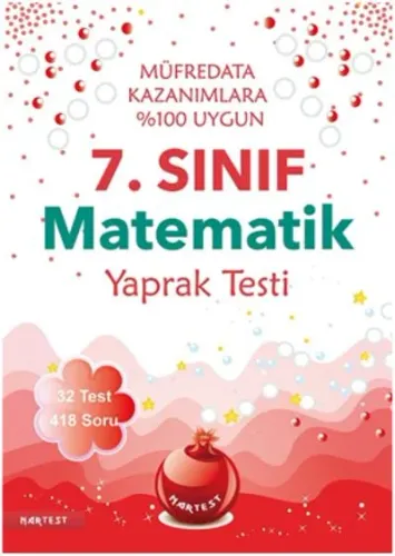 Nar Test 7. Sınıf Matematik Yaprak Testi