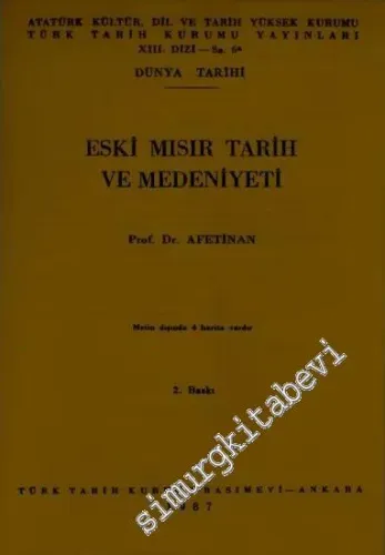 Eski Mısır Tarih ve Medeniyeti -        1987
