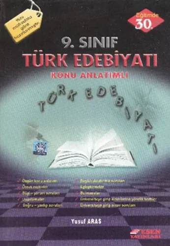 Esen Yayınları 9. Sınıf Türk Dili ve Edebiyatı Konu Anlatımlı Esen