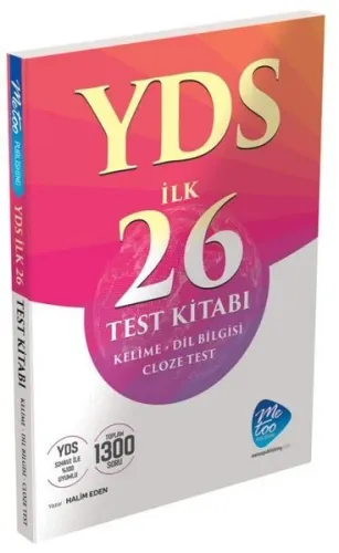 Me Too Publishing YDS İlk 26 Test Kitabı - Cloze Test