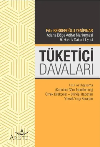 Tüketici Davaları Aristo Yayınevi Filiz Berberoğlu Yenipınar