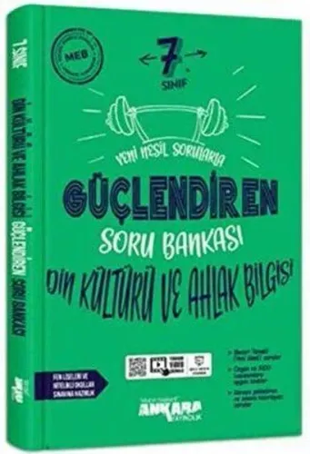Ankara Yayınları 7. Sınıf Güçlendiren Din Kültürü ve Ahlak Bilgisi Sor