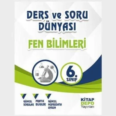 Kitap Depo 6.Sınıf Fen Bilimleri Ders ve Soru Dünyası
