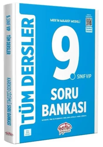 Editör Yayınları 9. Sınıf VIP Tüm Dersler Soru Bankası