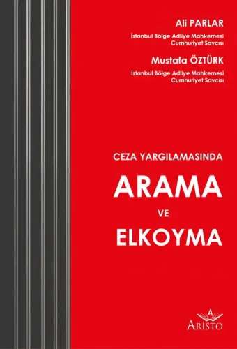 Arama ve Elkoyma Aristo Yayınevi Ali Parlar