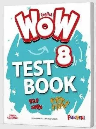 Feomen Okul Yayınları English 8 WOW Test Book