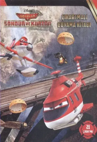 Disney Uçaklar 2 Söndür ve Kurtar Çıkartmalı Boyama Kitabı