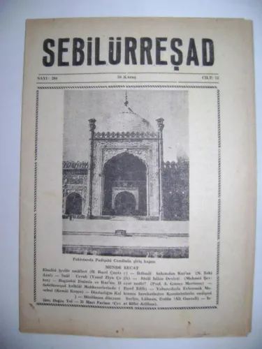 Sebilürreşad Sayı : 288 Cilt : 12 Mart 1959