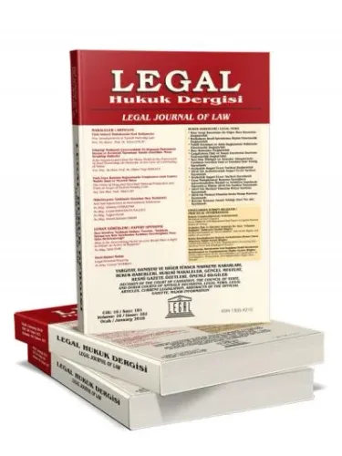 Legal Hukuk Dergisi 2022 Yılı Aboneliği (12 Sayı)