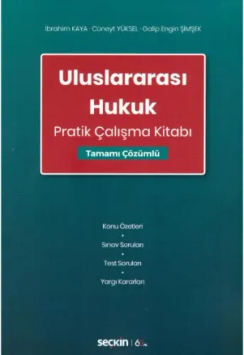 Uluslararası Hukuk Pratik Çalışma Kitabı Tamamı Çözümlü