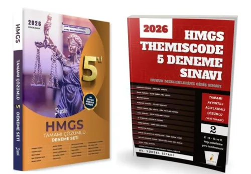 SÜPER FİYAT - Yetki Yayınları 2026 HMGS Tamamı Çözümlü 5 Deneme + Peli