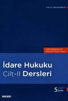 İdare Hukuku Dersleri Cilt-II