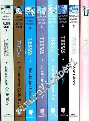 Teksas: Çizgi Roman Klasikleri Arşiv Dizisi 1 - 6 / Koleksiyoncular İçin Orjinal ( Altın Sayı ) Sayı: 1 - 2 -