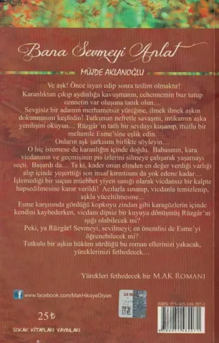 Bana Sevmeyi Anlat Müjde Aklanoğlu Sokak Kitapları %55 indirimli