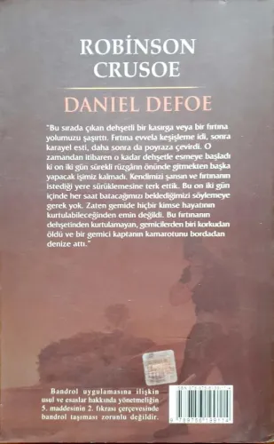 Robinson Crusoe Daniel Defoe Kum Saati