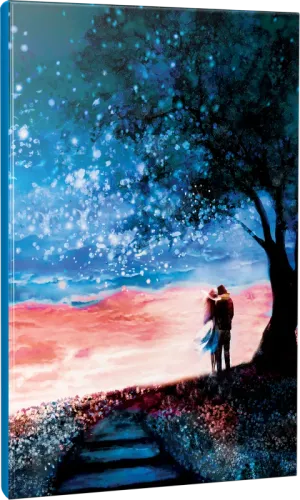 Dolunay - Manzara Temalı 64 Sayfa Çizgili Okul Defteri - Halkkitabevi
