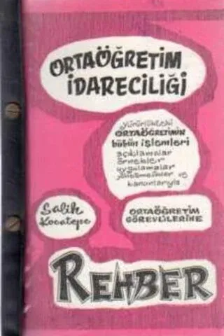 Ortaöğretim İdareciliği Rehberi