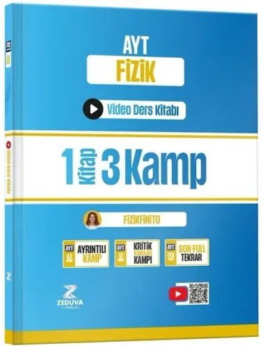 Zeduva Yayınları Fizikfinito AYT Fizik 1 Kitap 3 Kamp Video Ders Kitab