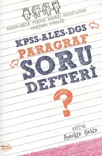 Süre KPSS ALES DGS Paragraf Soru Defteri